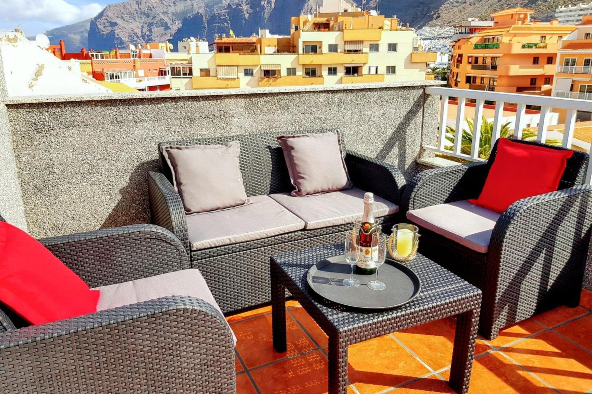 Modern Apartment In Puerto De Santiago - 65 Sqm - Mountain View 외부 사진